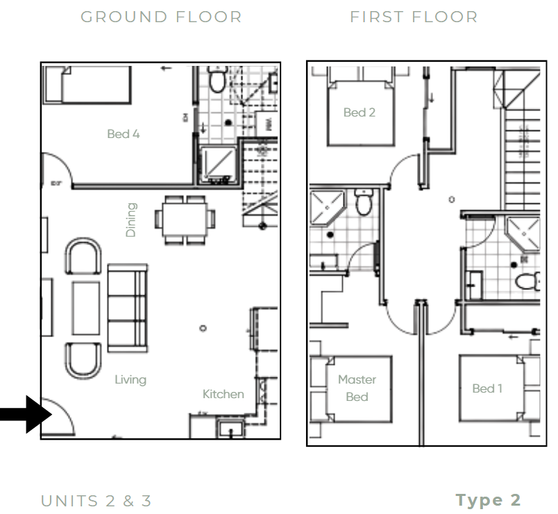 Duggan terraces 3 bedroom layout