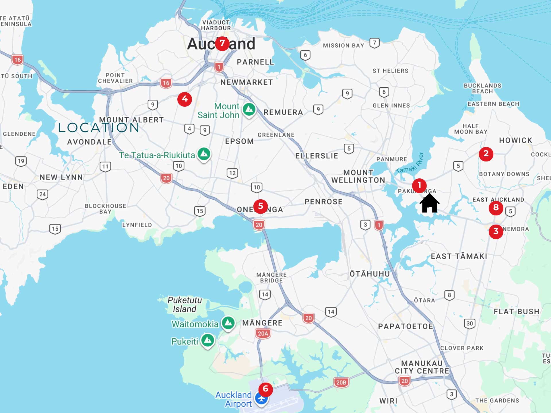 Chevis & Marriot Terraces Map