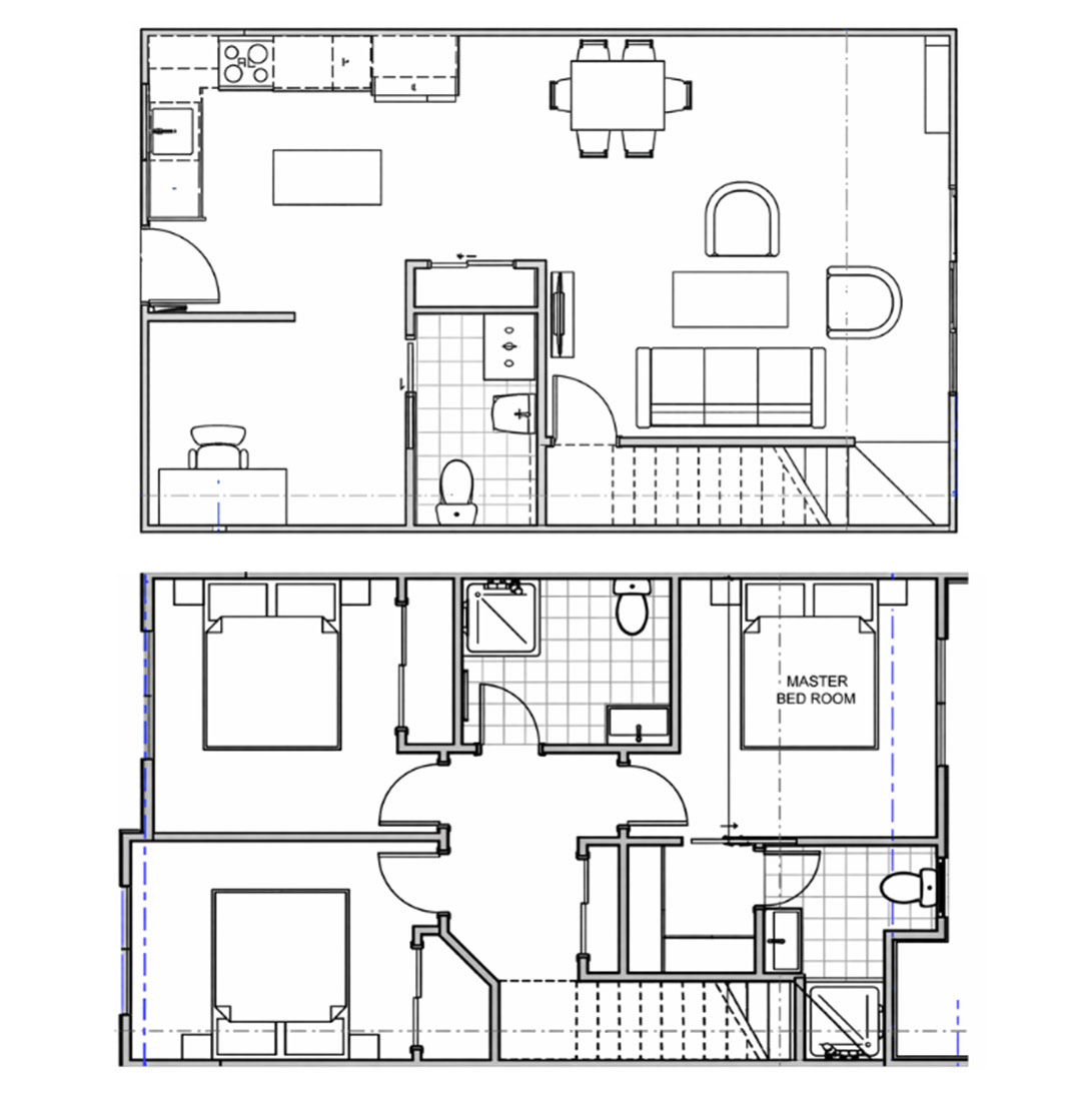 3 Bedroom layour 11&13 skeates avenue