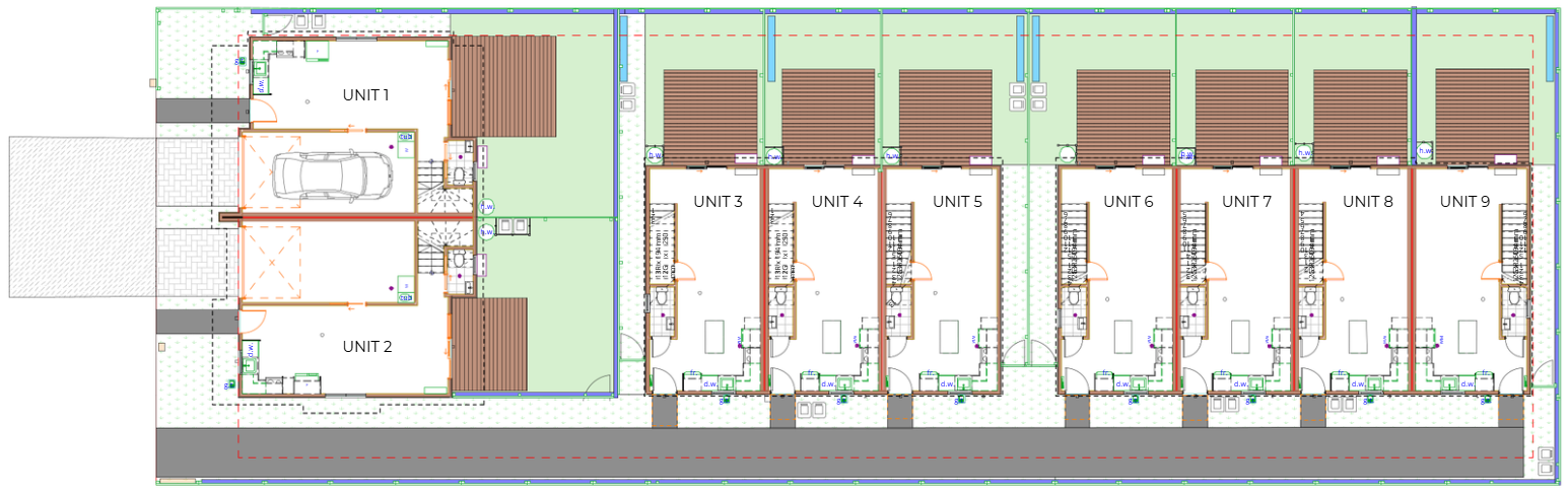 Miller terraces siteplan