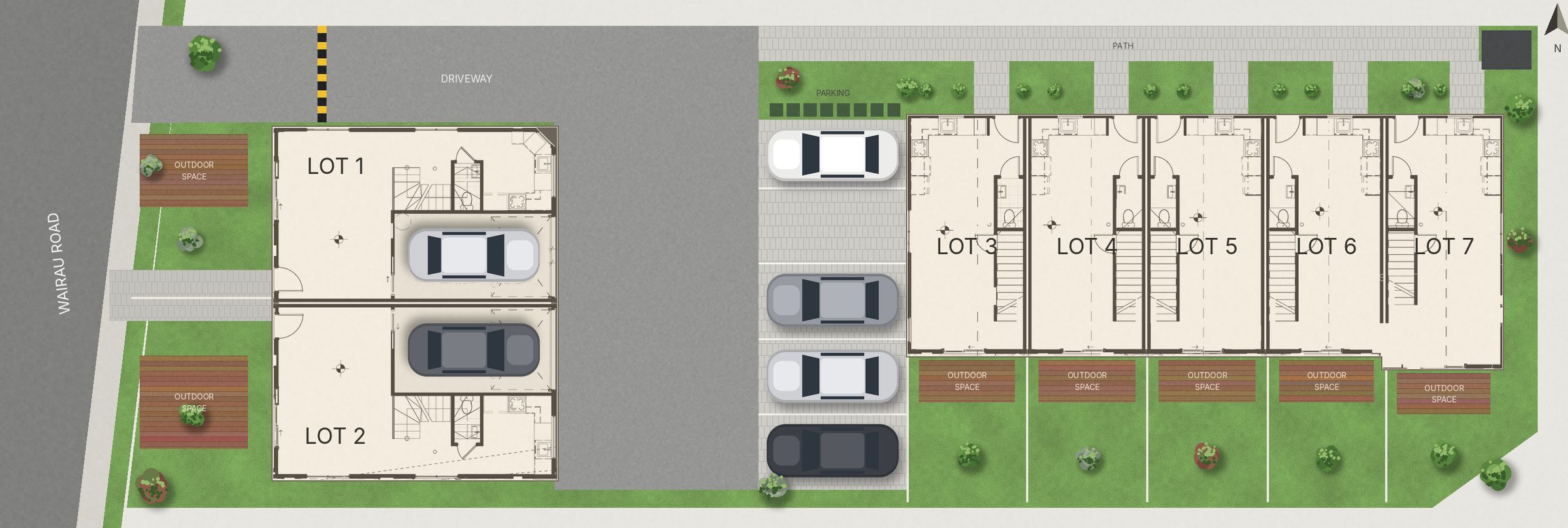 324 Wairau Rd Site plan