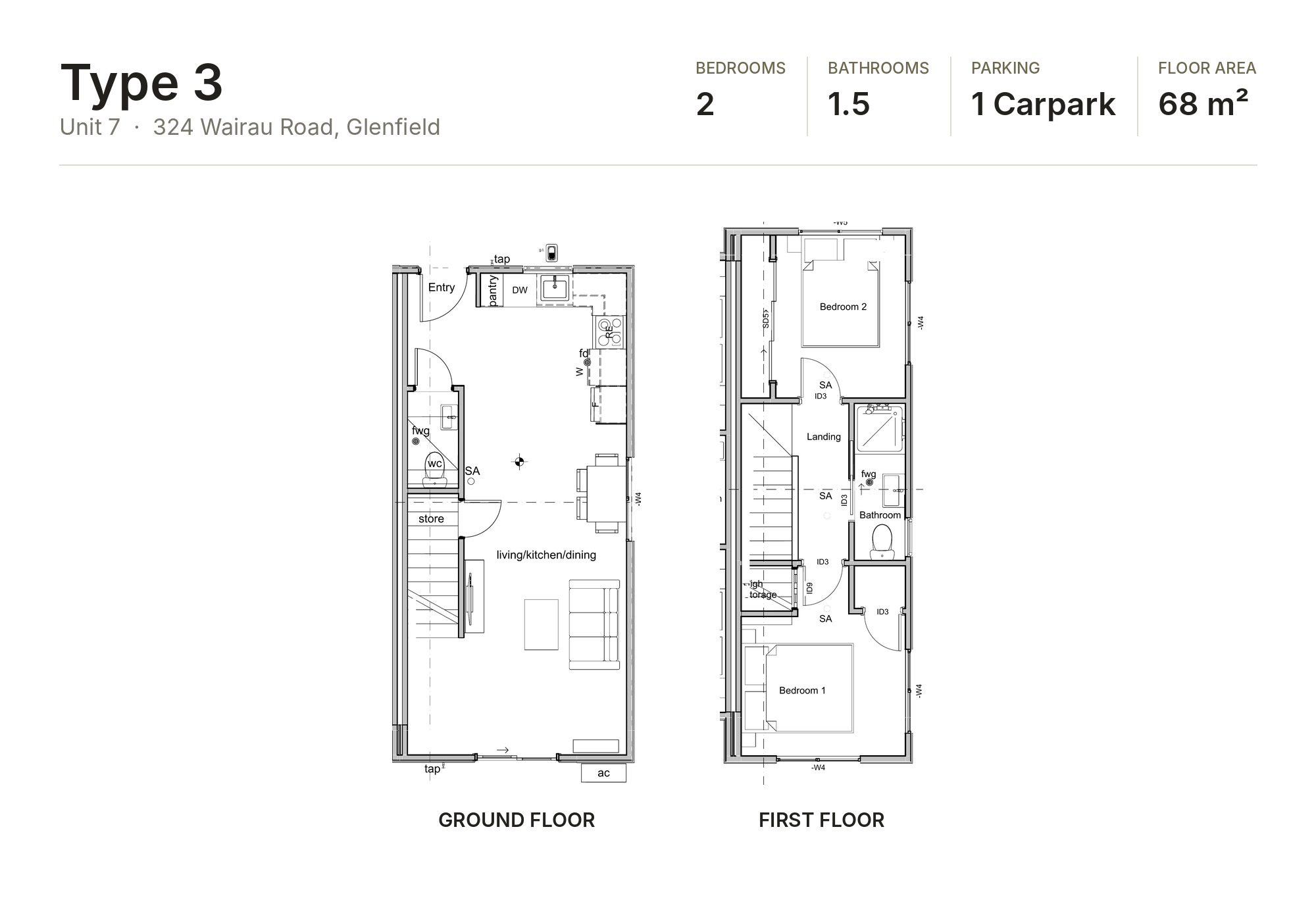 324 Wairau Rd Type 3 Unit 7