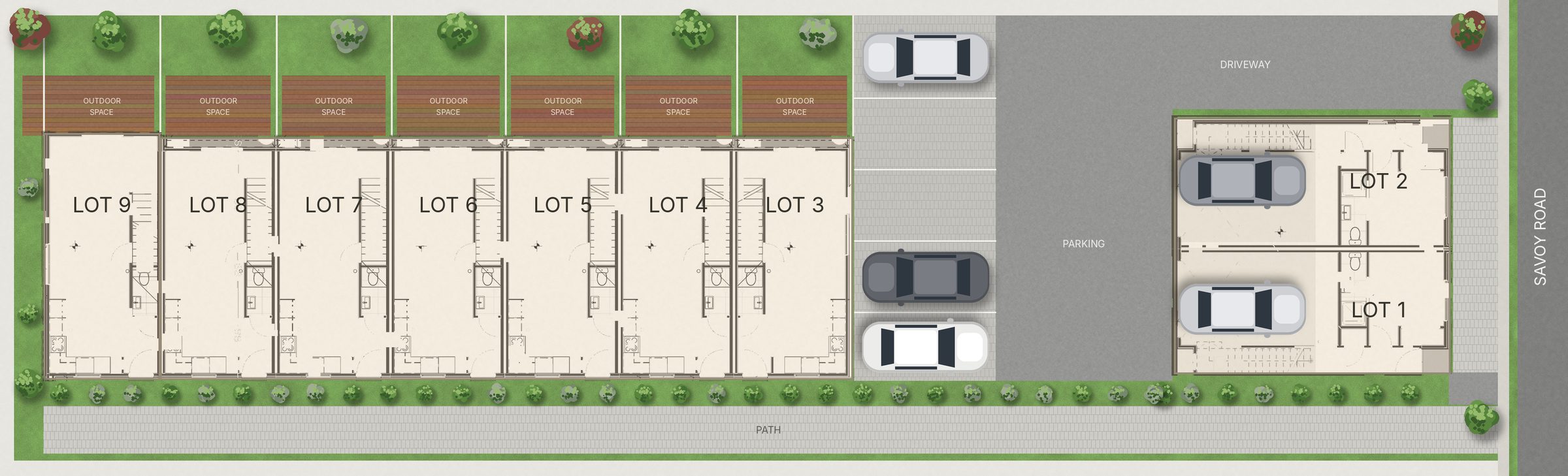 64 Savoy Rd Site plan
