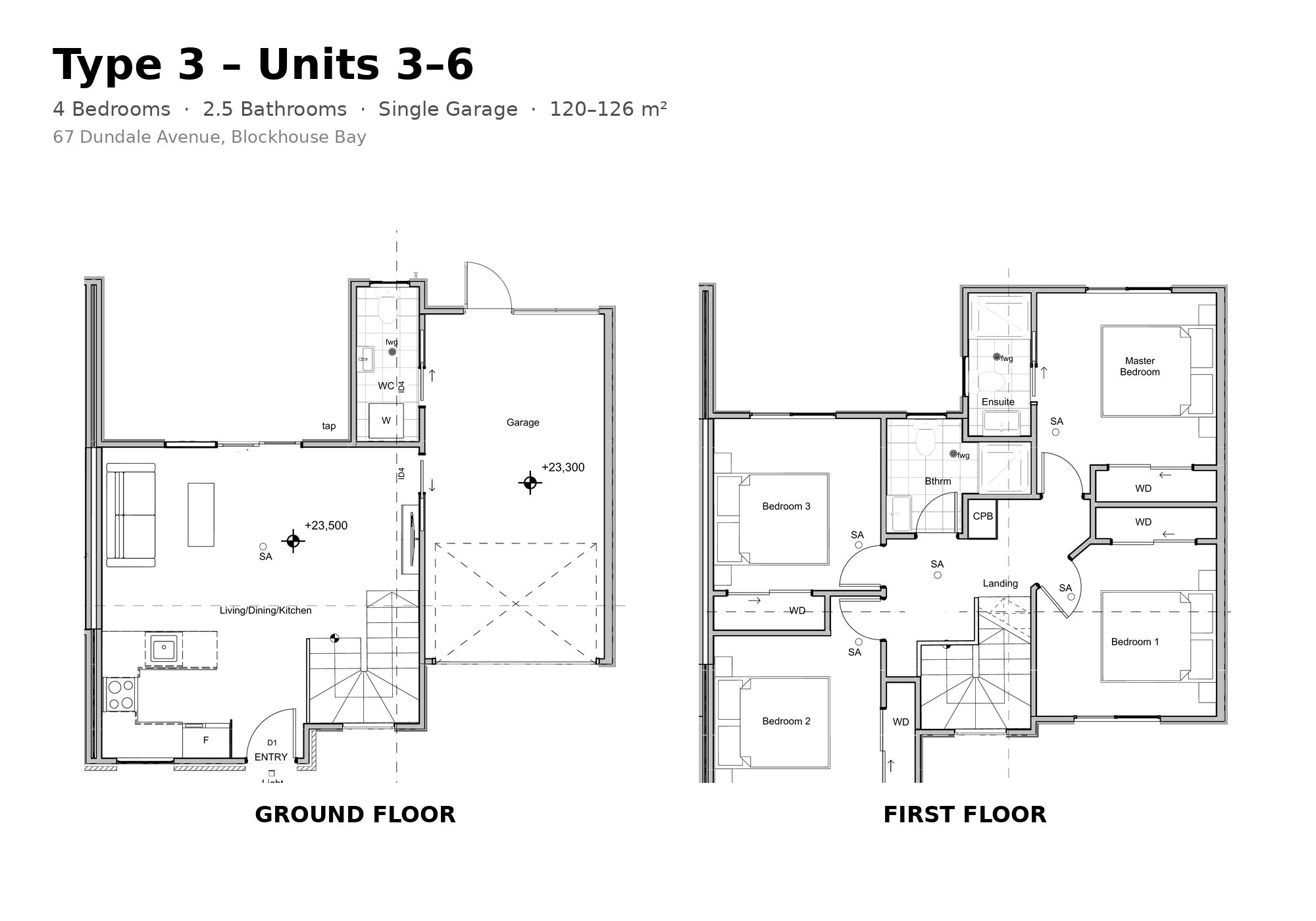 67 Dundale Ave Type 3 Units 3–6